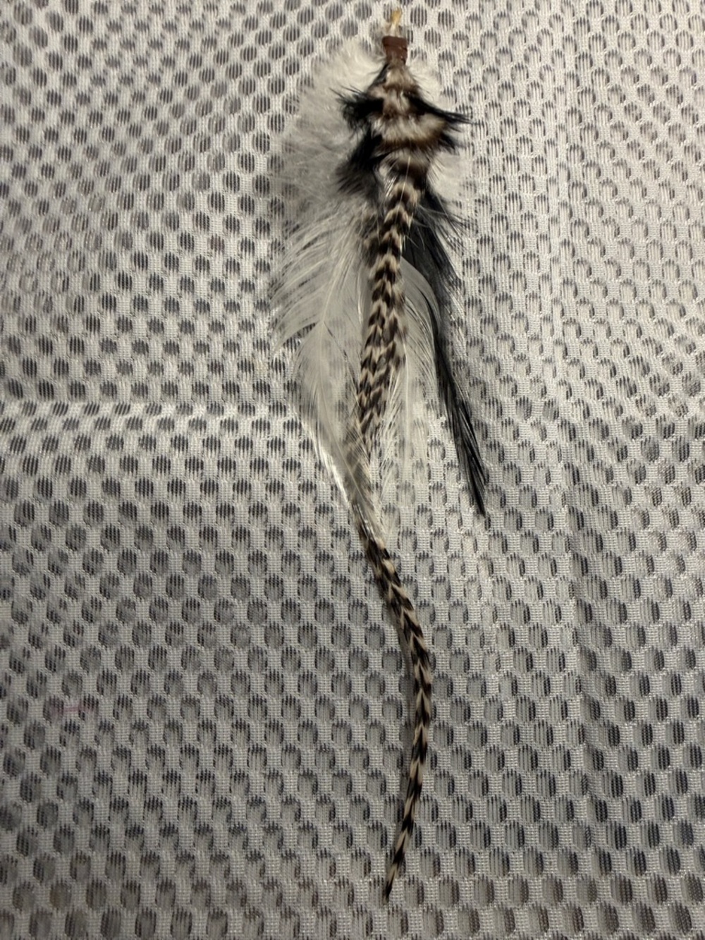 Black & White Feather Hair Extension
